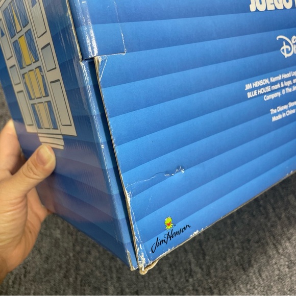 Vtg Disney Bear In The Big Blue House Fishing Set Toy Tackle Box Pole 1990s - Picture 10 of 16